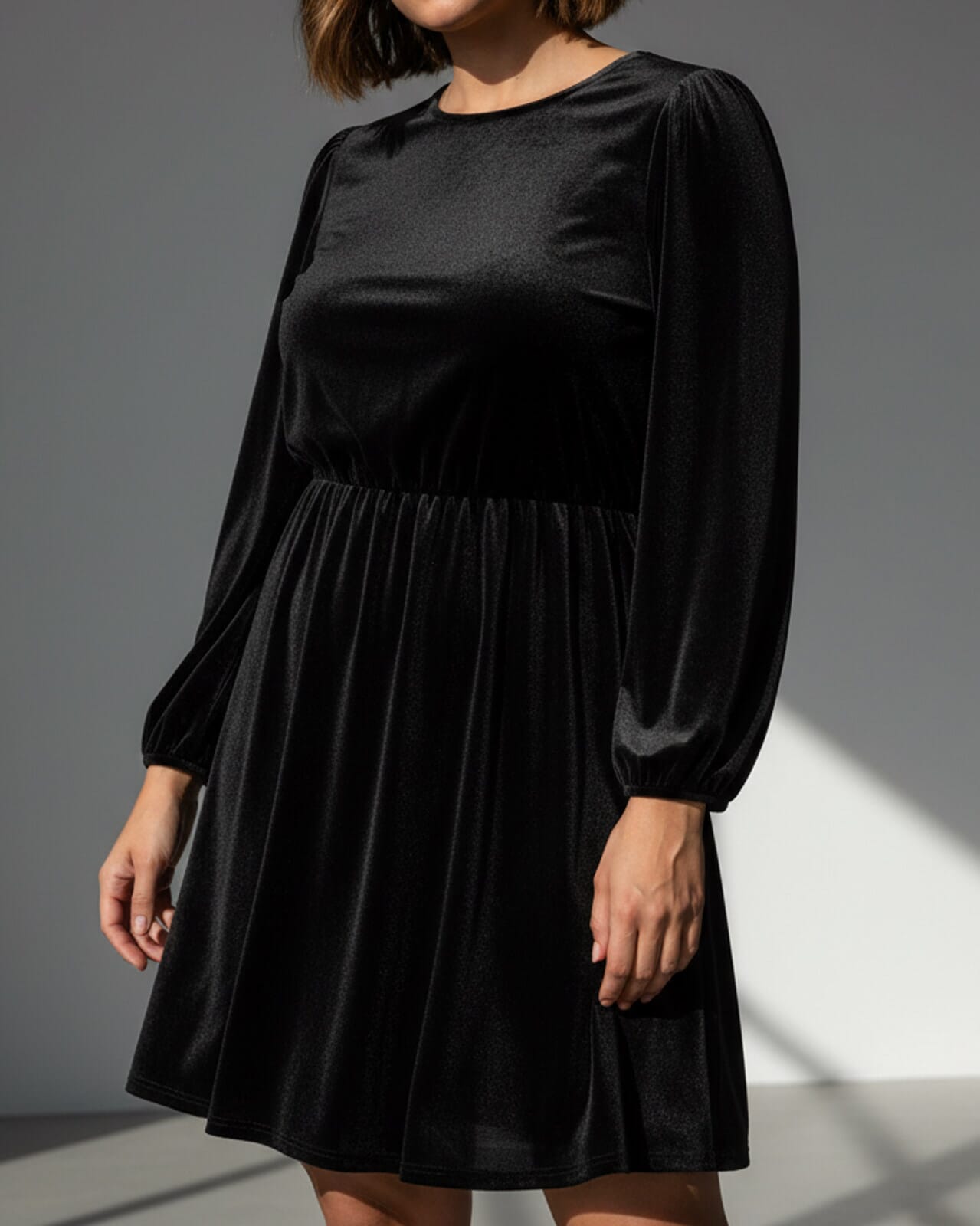 FLOYD Kjole Celina Velvet, S Kjole Svart S