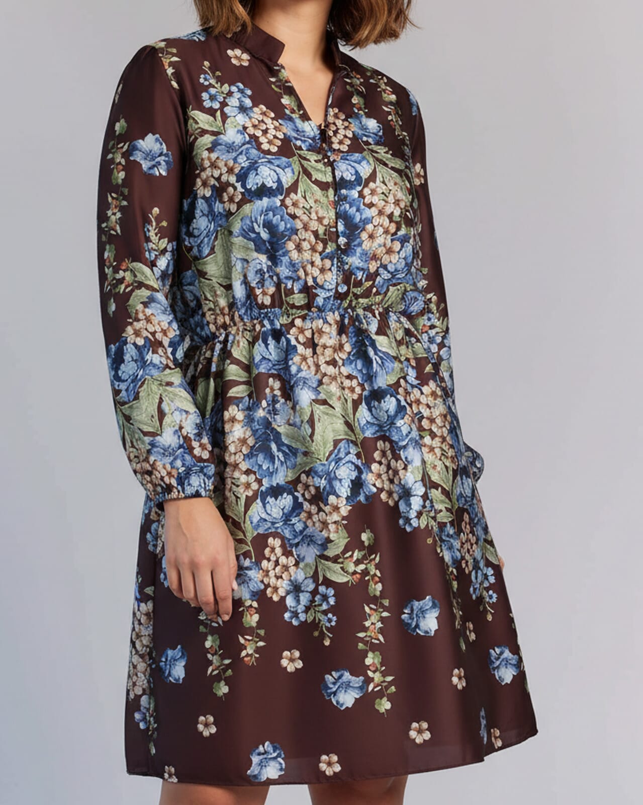 FLOYD Kjole Malvine Rossi, M, FLOYD Kjole Brun M