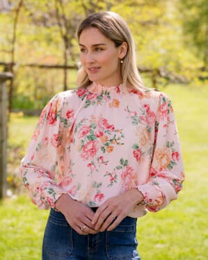 Bluse Juliet Rosada