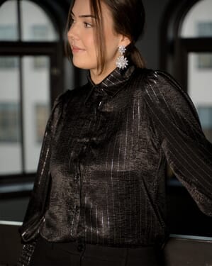 Skjorte Lillie Silver Stripe