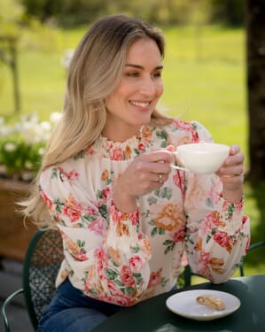 Bluse Juliet Rosada