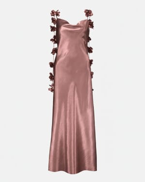 Midikjole Aileen Heavy Satin
