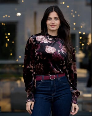 Bluse Juliet Gardena Velvet