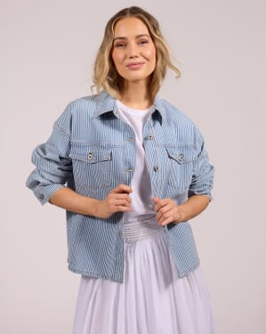 Skjortejakke Dea Stripe