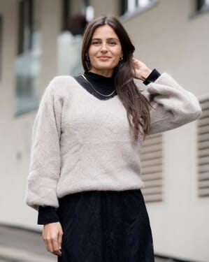 Strikkegenser Lanja Ullmiks