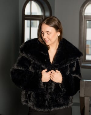 Jakke Veronica Faux Fur