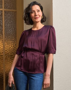 Topp Marie Satin