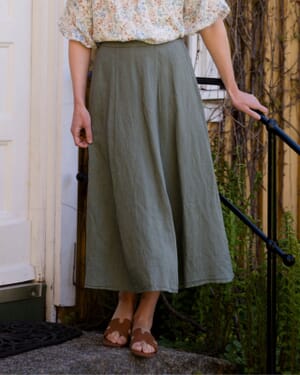 Linskjørt Romina Midi