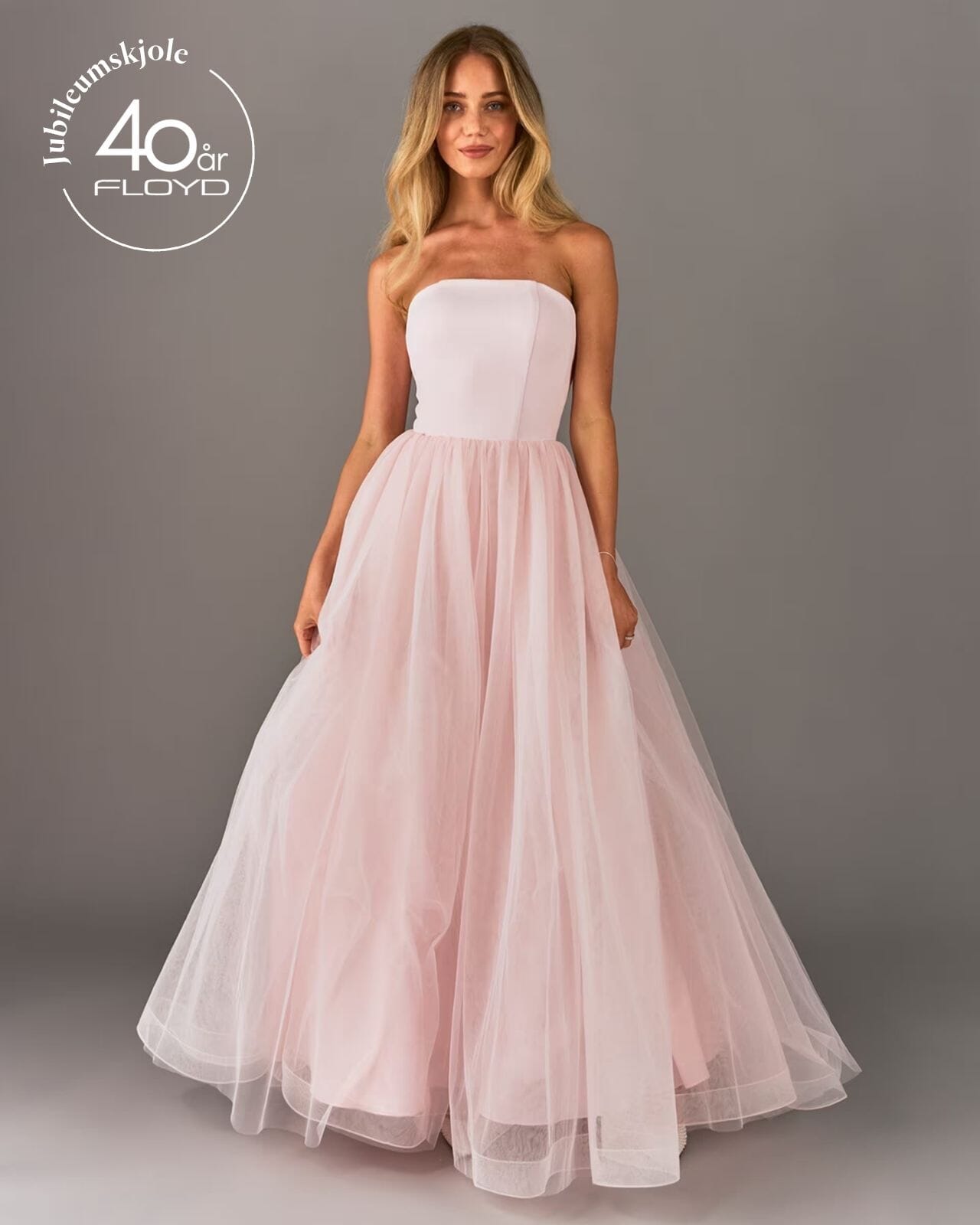 FLOYD Ballkjole Josslyn, XS, FLOYD Kjole Rosa XS