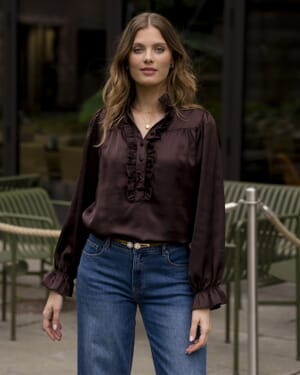 Bluse Esmeralda Satin