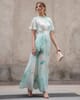 Maxikjole Liane Satin Blom
