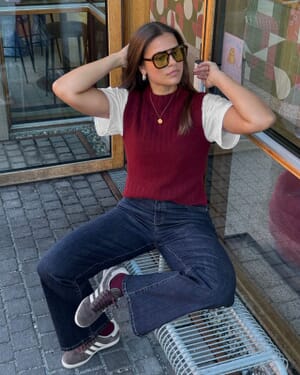 Strikket Vest Liora