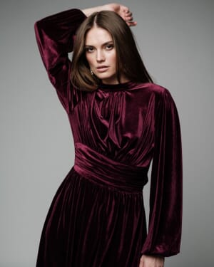 Kjole Aliba Velour