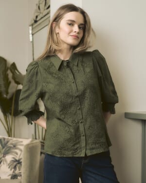 Skjorte Norah Brodery