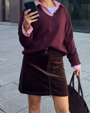 Skjørt Leonora Cord