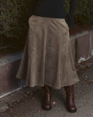 Skjørt Marline Suede