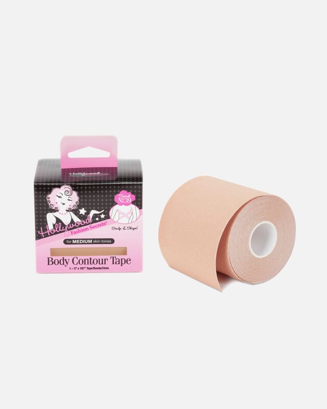 Hollywood Fashion Secrets Body Contour Tape For Medium Skin Tones