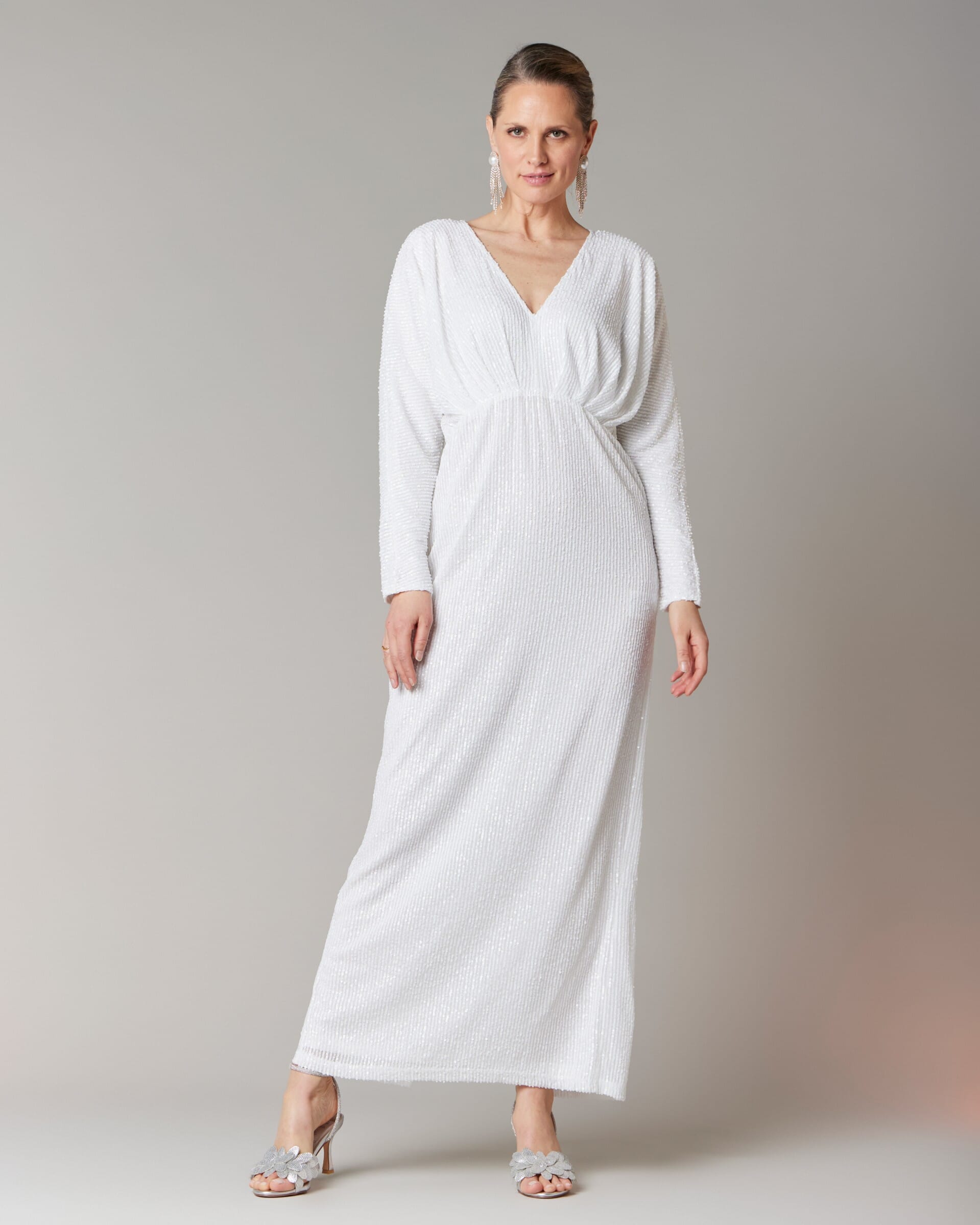 Paljettkjole Maia V-neck