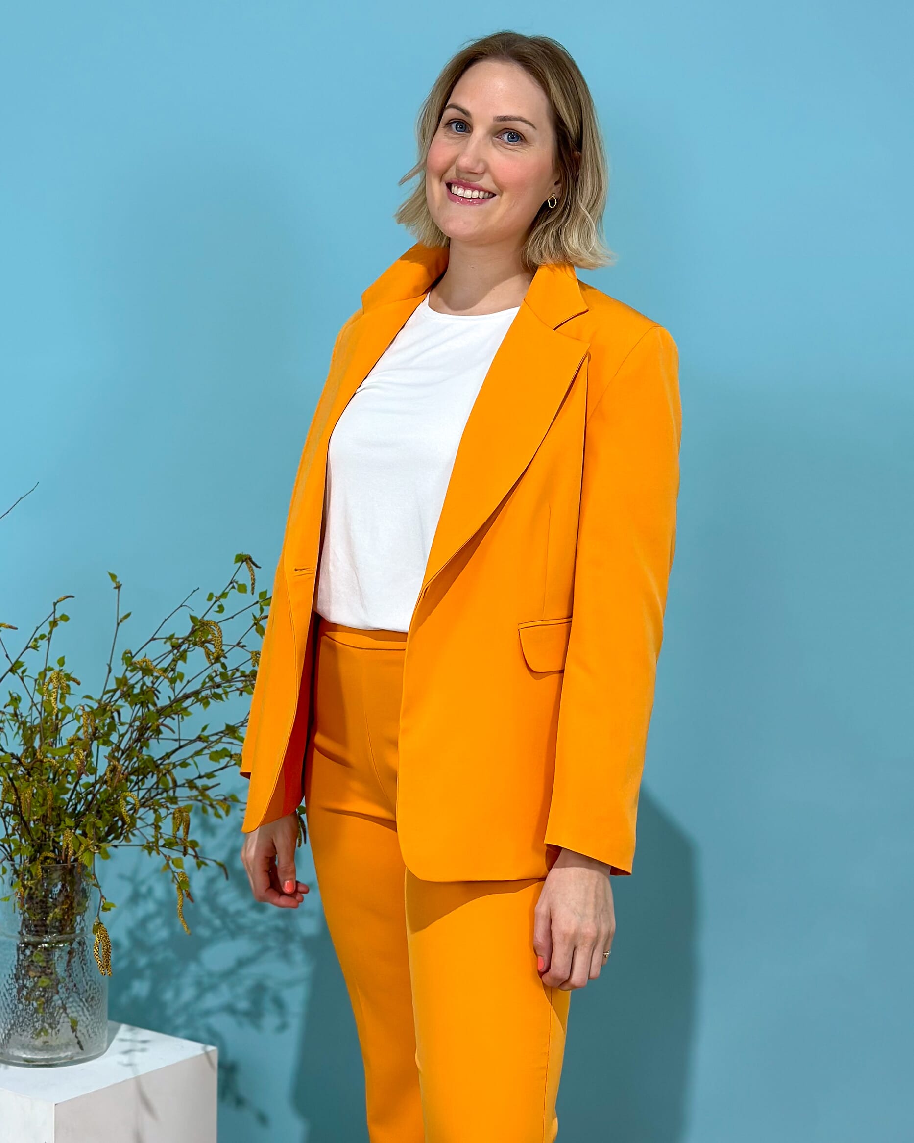 FLOYD Blazer Stella - Orange | Blazere Og Dressjakker Til Dame | FLOYD.no