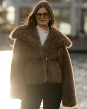 Jakke Veronica Faux Fur