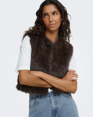 Vest Ora Faux Fur