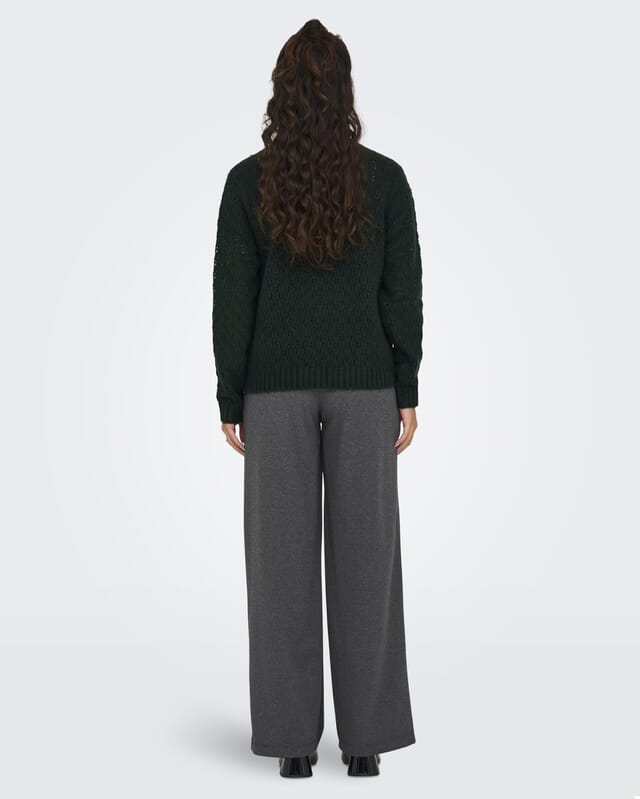 JDY JDY O-NECK EMB - T-shirt Imprimé - Cloud Dancer/écru