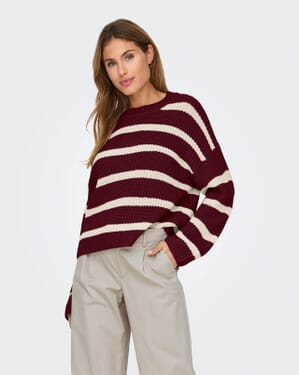 Strikkegenser Justy Stripe
