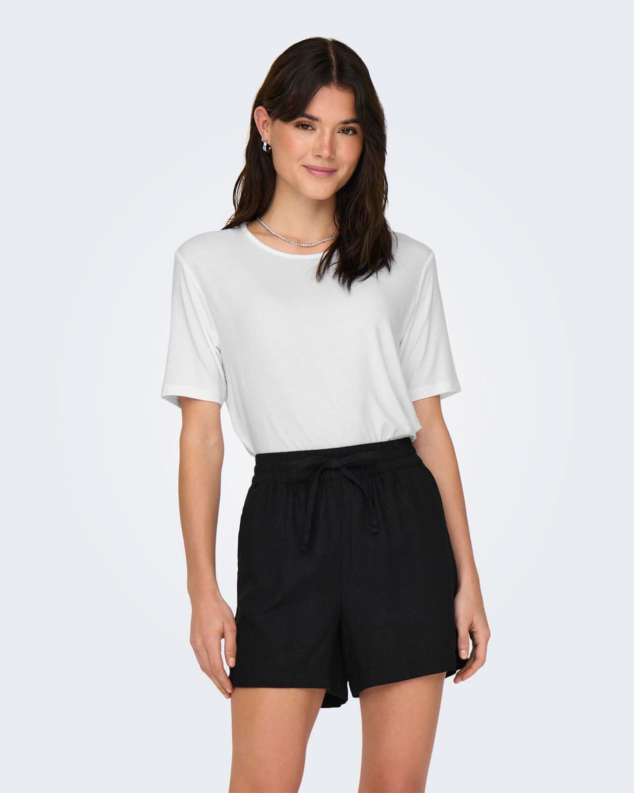 JDY T-skjorte Mila O-neck, XS, JDY T-skjorte Hvit XS