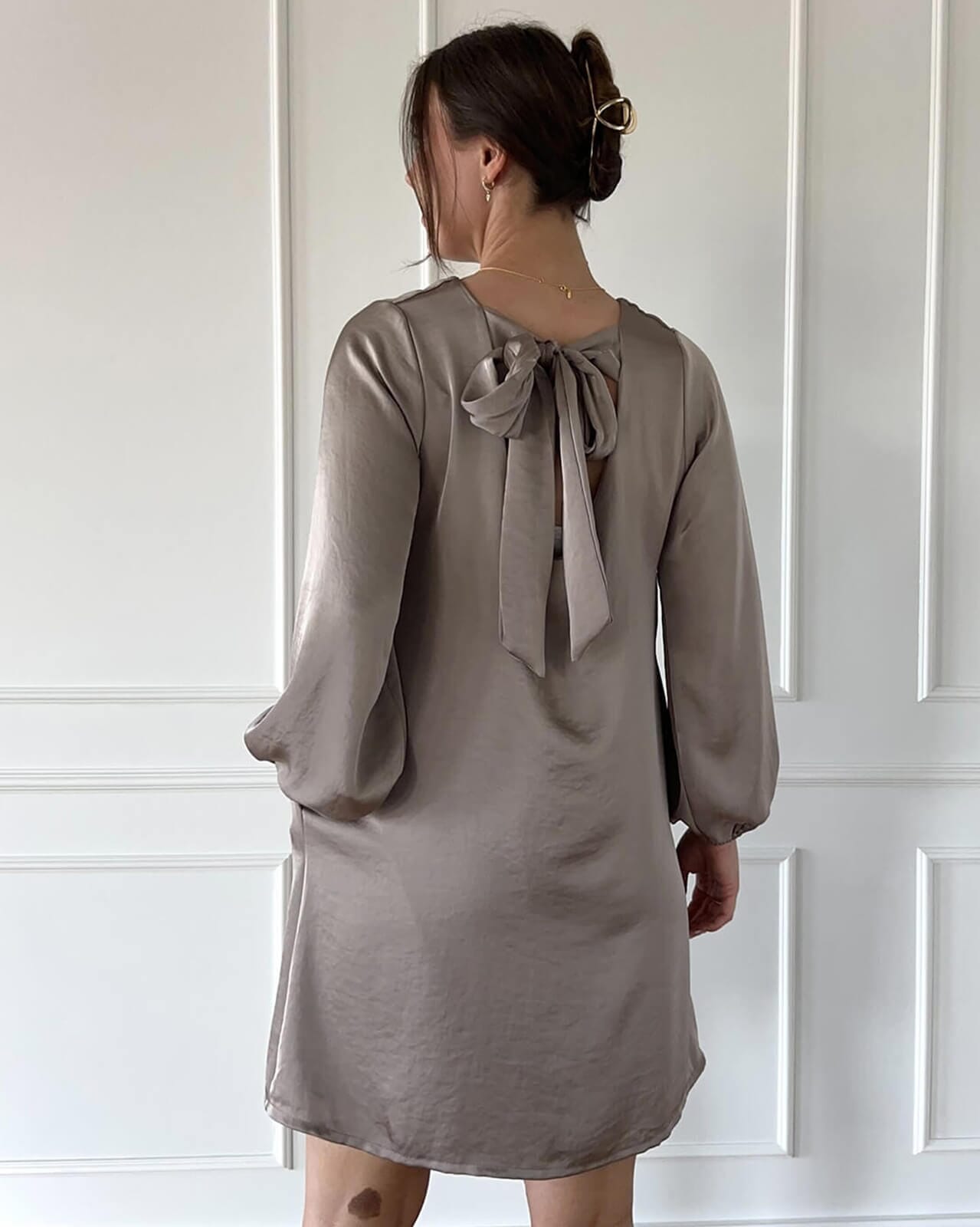 FLOYD Kjole Jennifer, M, FLOYD Kjole Beige M