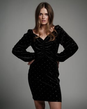Kjole Mahi Diamond Velvet