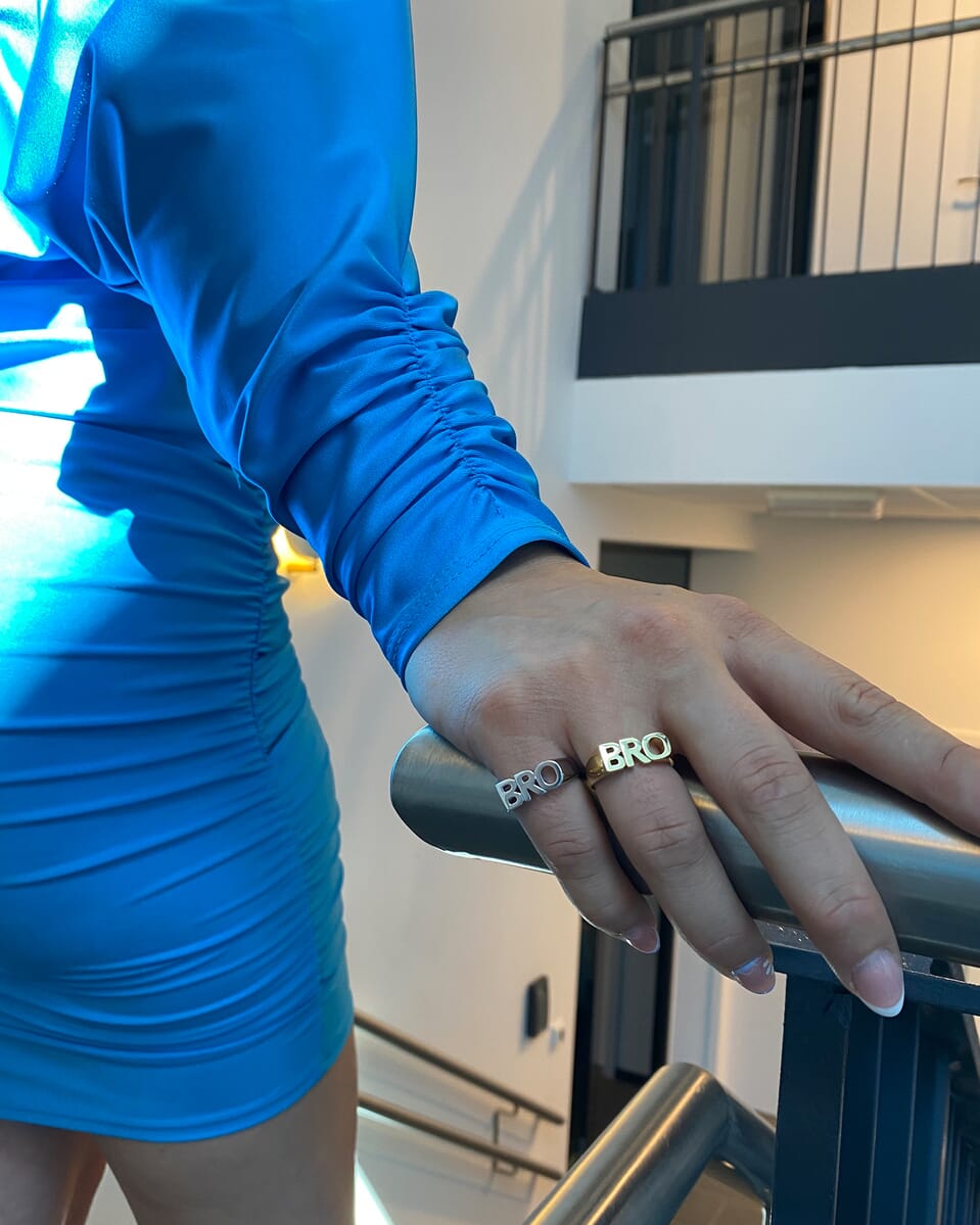 Maria Black Ring Bro - Gold HP | Smykker | FLOYD.no