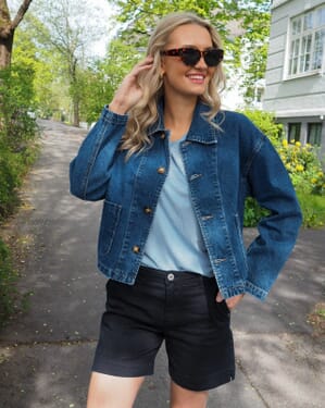 Denimjakke Angelica 3836