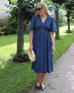 Midikjole Melaney Denim