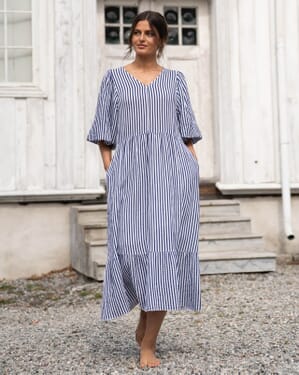 Midikjole Margo Stripe