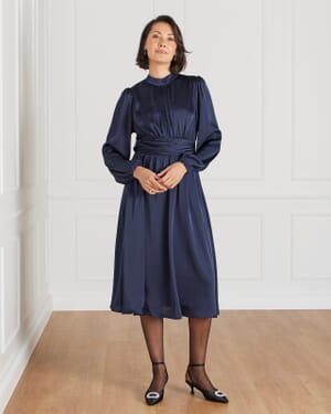 Midikjole Aliba Satin