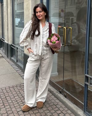 Bukse Lissabon Linmiks