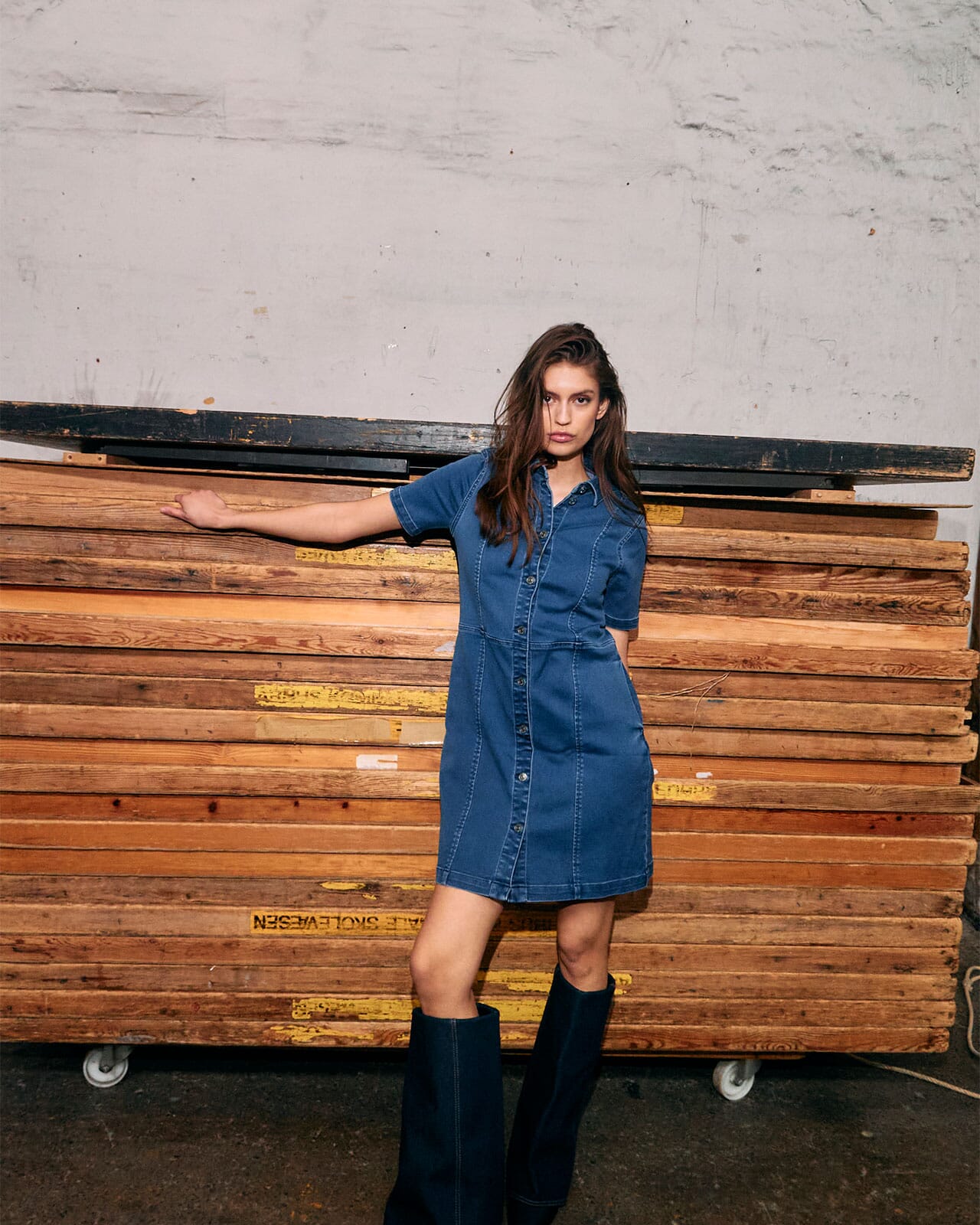 Denimkjole Nisa