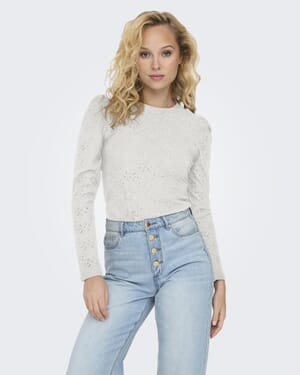 Topp Smilla LS O-neck Puff