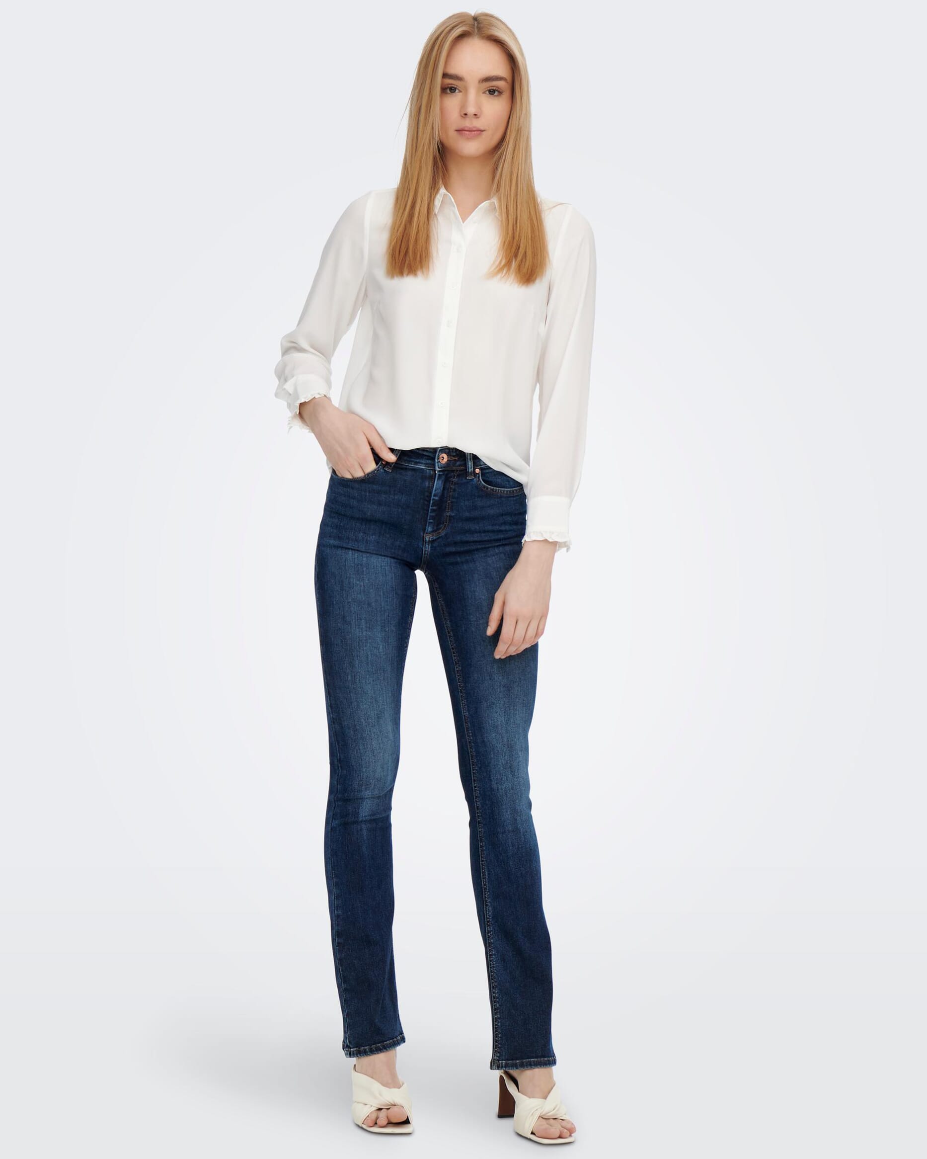 Jeans Blush Mid Flared