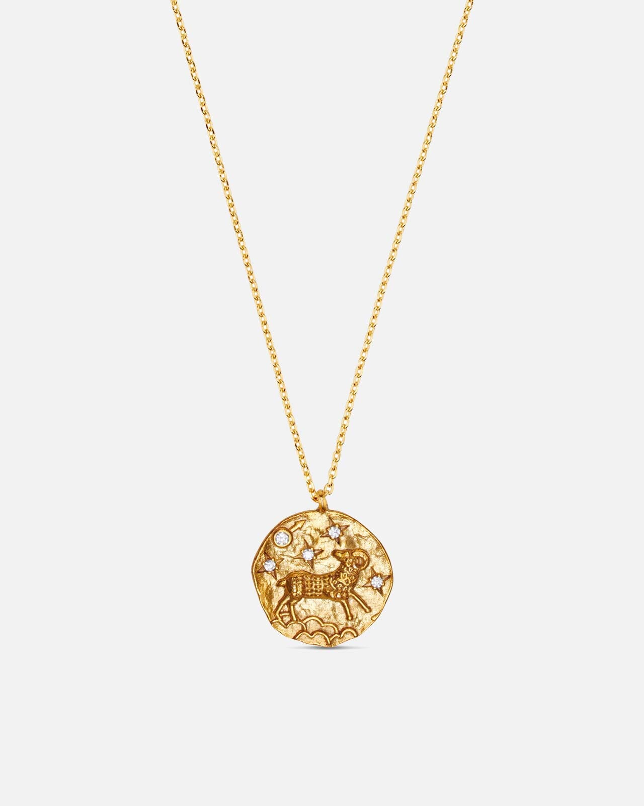 Orelia Kjede Zodiac Aries, ONESIZE, Orelia Smykke Gull One size