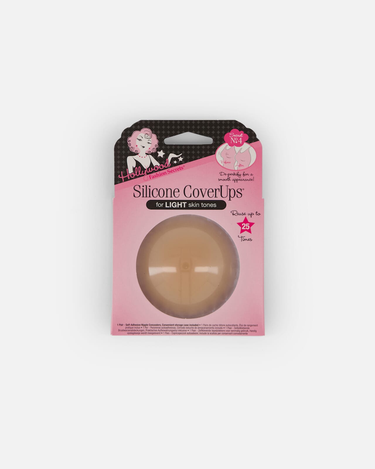 Hollywood Fashion Secrets Imbottiture Per Reggiseno In Silicone - 1 Coppia, Riutilizzabile, Antiscivolo - 5