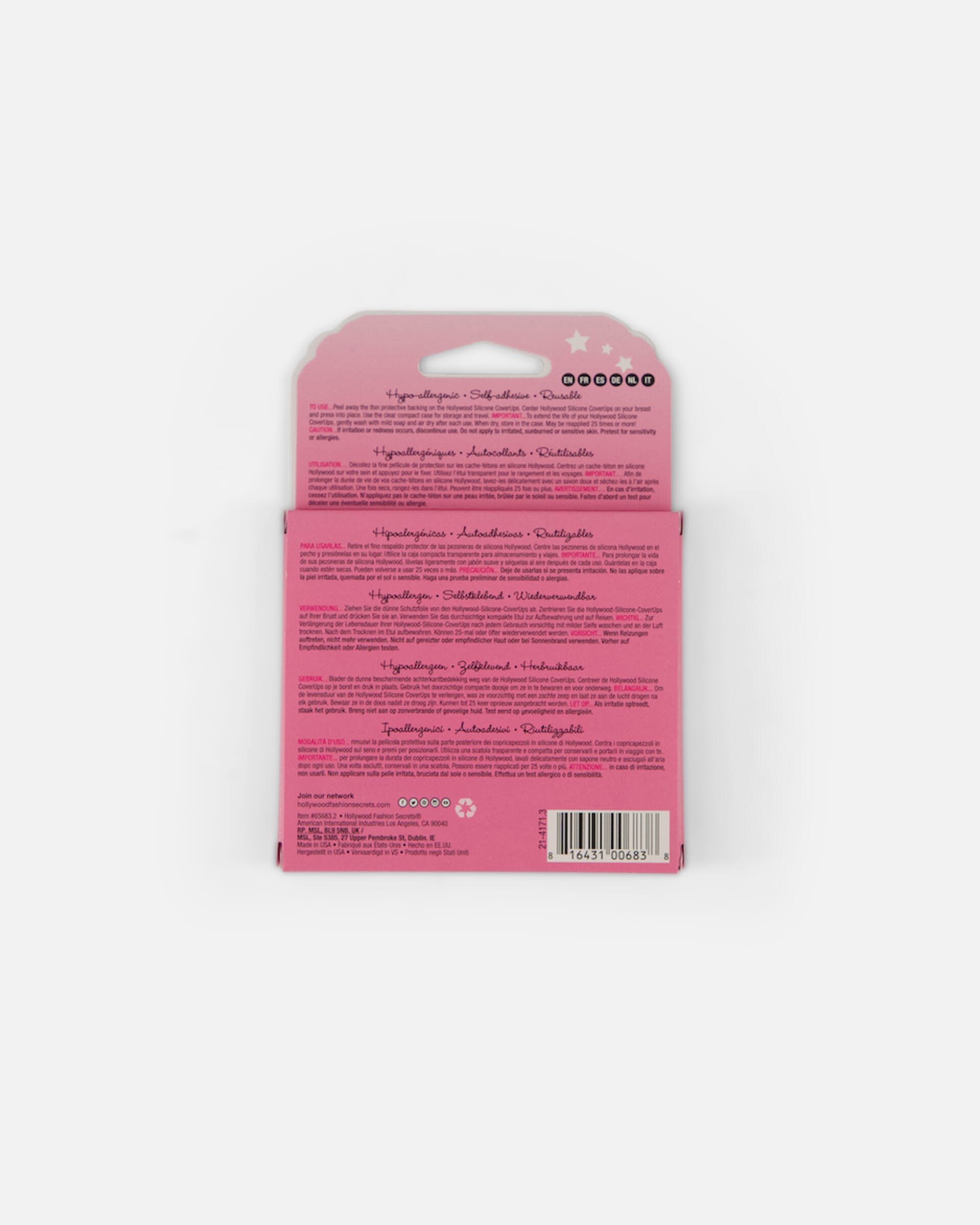 Hollywood Fashion Secrets - Imbottiture Per Reggiseno In Silicone, Riutilizzabili, Effetto Push-up Naturale (1 Coppia)