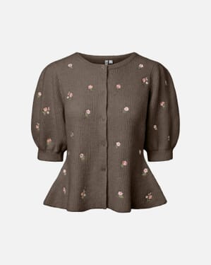 Strikket Cardigan Silly Puff SS Emb