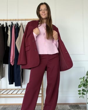 Dressbukse Kamil Wide