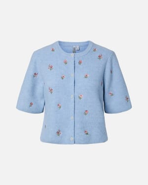 Strikket Cardigan Silly SS Emb