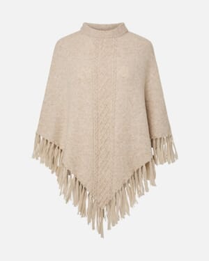 Poncho Avia Strikket