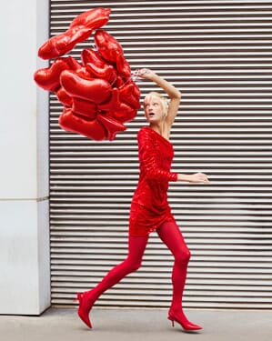 Paljettkjole Mable One Shoulder