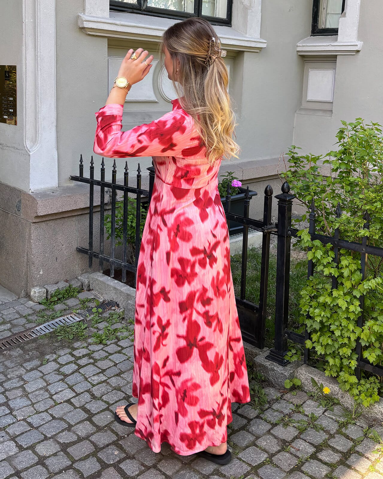 Y.A.S Maxikjole Savanna, XS, Y.A.S Kjole Rød XS