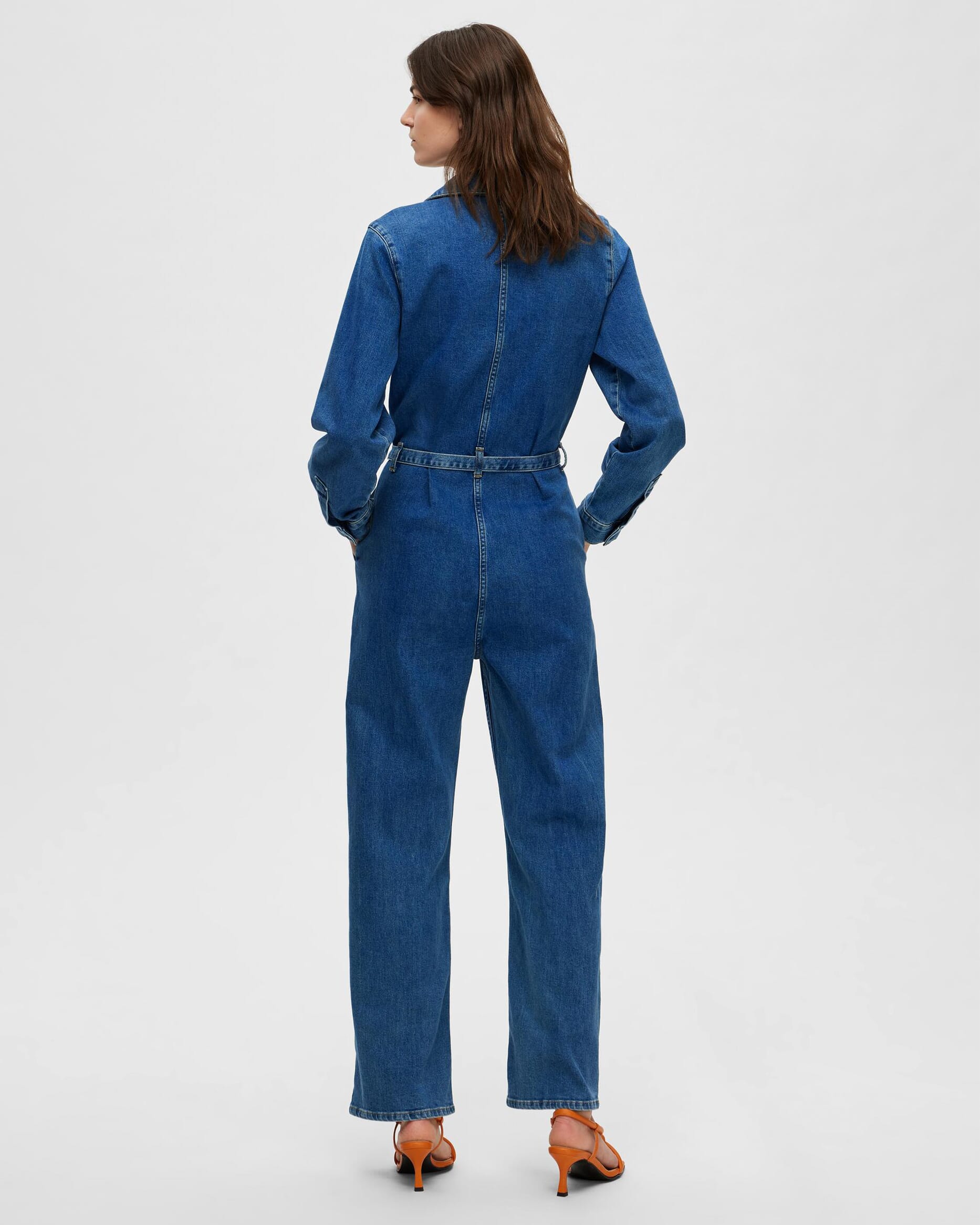 Jumpsuit dame denim hotsell