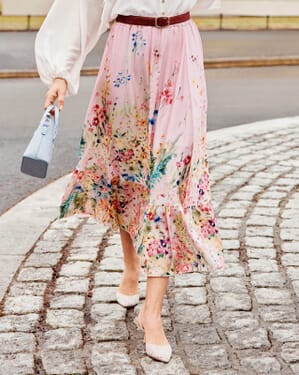 Midikjørt Alina Albus